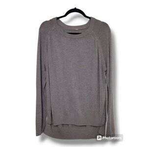 Lululemon Heathered Medium Gray Post Savasana Pullover - See Measurements